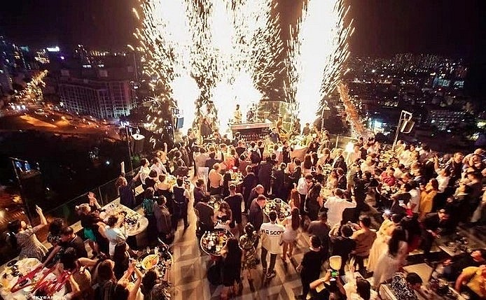 Ho Chi Minh City is among the top 10 places to celebrate the new year in Asia (Photo: Chill Sky Bar) Ho Chi Minh City is among the top 10 places to celebrate the new year in Asia (Photo: Chill Sky Bar)