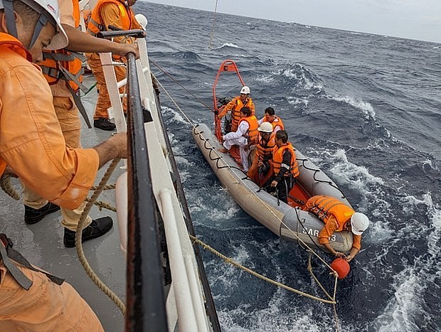 Vietnam Maritime Rescue Force Supports Fishermen At Sea Vietnam Maritime Rescue Force Supports Fishermen At Sea