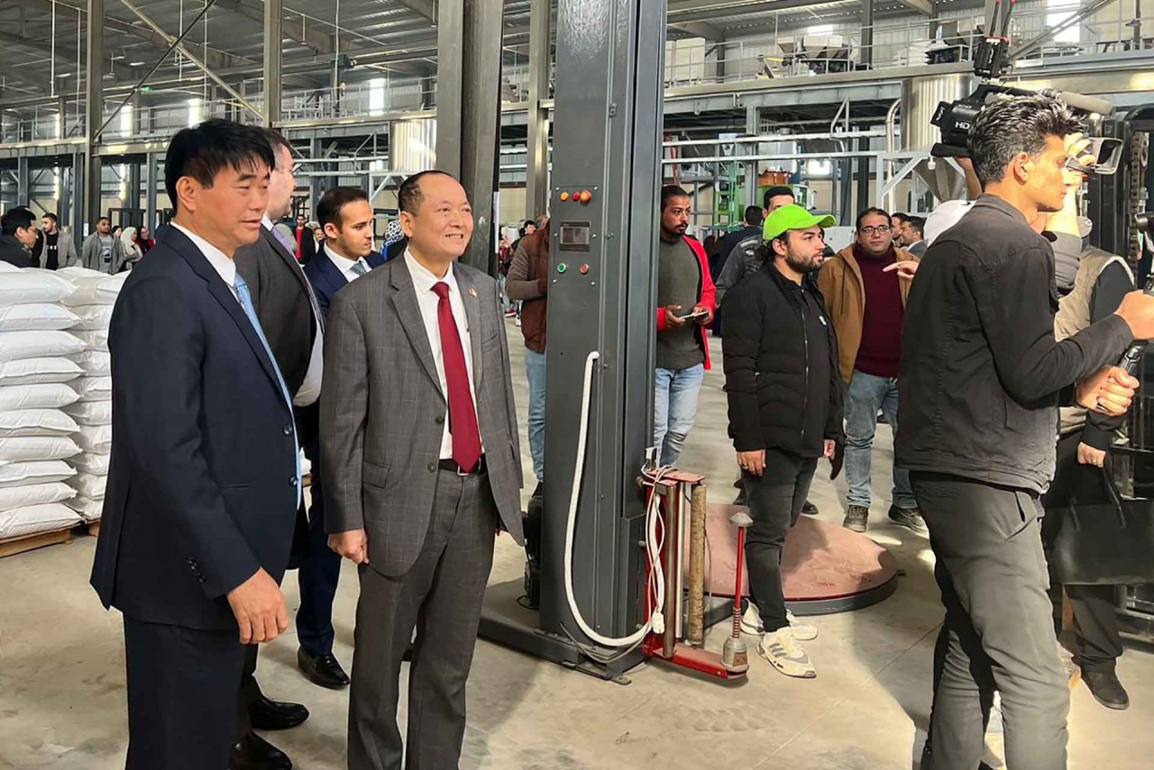 First Factory of A Vietnamese Enterprise Inaugurated in Egypt First Factory of A Vietnamese Enterprise Inaugurated in Egypt