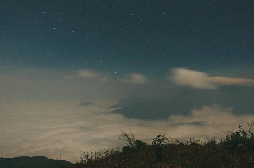 Witness The Dreamy Milky Way In Cu Nhu San Mountain Peak Witness The Dreamy Milky Way On Cu Nhu San Mountain Peak