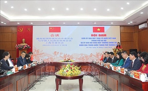 At the talks in Hanoi (Photo: VNA) At the talks in Hanoi (Photo: VNA)