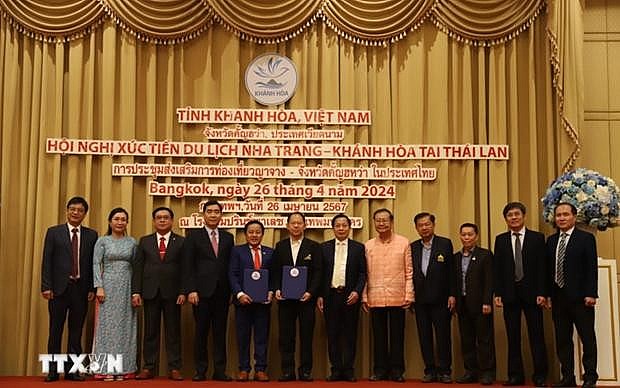 At the conference in Bangkok on April 26 (Photo: VNA) At the conference in Bangkok on April 26 (Photo: VNA)