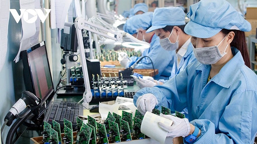 FDI businesses have disbursed US$6.28 billion over the past four months. Photo: VOV FDI businesses have disbursed US$6.28 billion over the past four months. Photo: VOV