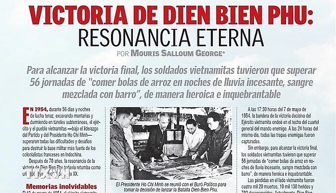 Mexican Newspaper Comments on Historic Decision in Dien Bien Phu Campaign Mexican Newspaper Comments on Historic Decision in Dien Bien Phu Campaign