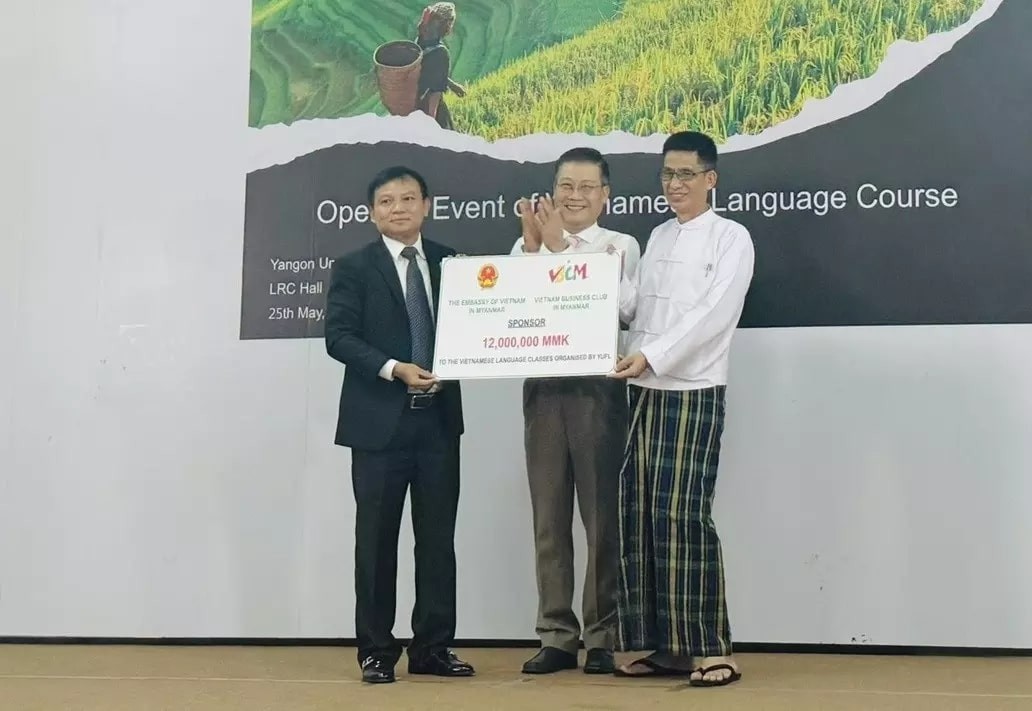 The First Vietnamese Language Class Opened In Myanmar First Vietnamese Language Class Opens In Myanmar