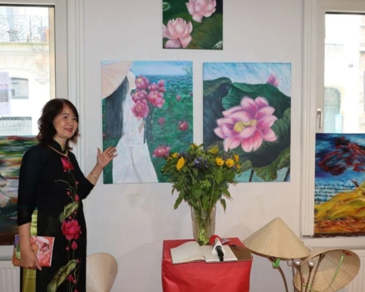 Artist Kim Doan (Photo: VNA) Artist Kim Doan (Photo: VNA)