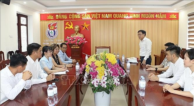 At the working session between Nghe An and the US sides on June 12. (Photo: VNA) At the working session between Nghe An and the US sides on June 12. (Photo: VNA)