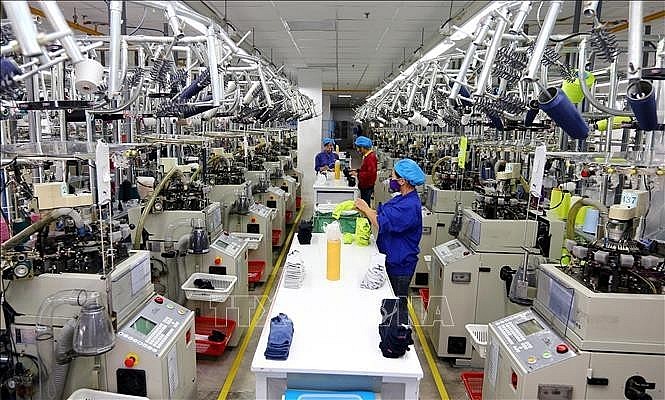 Inside Jasan textile and dyeing firm in Hai Phong city (Photo: VNA) Inside Jasan textile and dyeing firm in Hai Phong city (Photo: VNA)