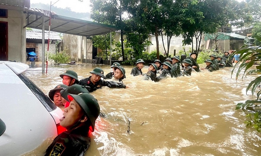Heavy rain flood parts of northern Ha Giang province in June 2024. (Photo: baohagiang.vn) Heavy rain flood parts of northern Ha Giang province in June 2024. (Photo: baohagiang.vn)
