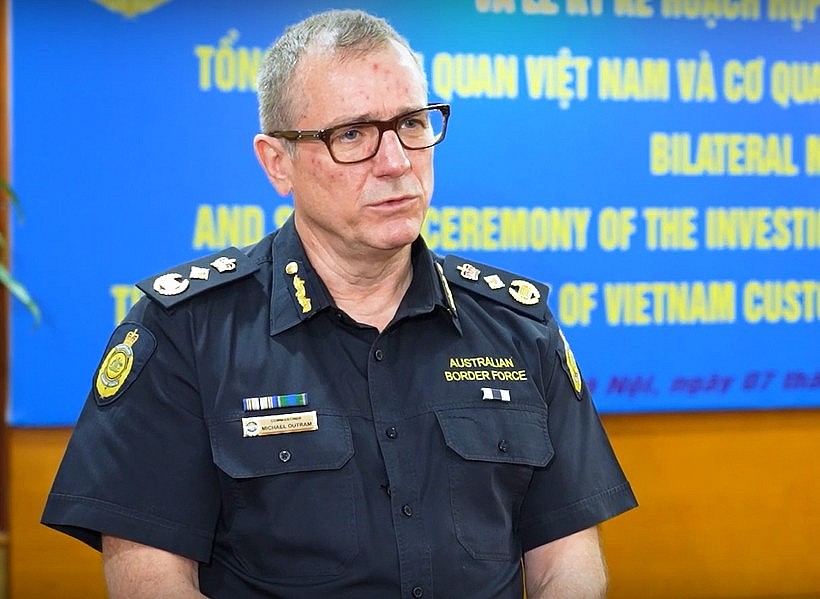 Australian Border Force (ABF) Commissioner Michael Outram. Photo: VNP Australian Border Force (ABF) Commissioner Michael Outram. Photo: VNP