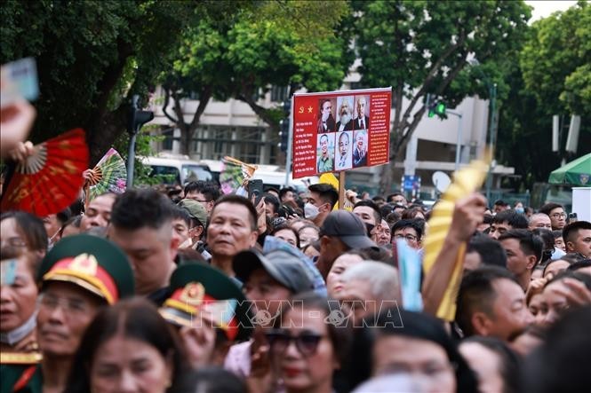 Endless Streams Of People Mourn General Secretary Nguyen Phu Trong Endless Streams Of People Mourn General Secretary Nguyen Phu Trong