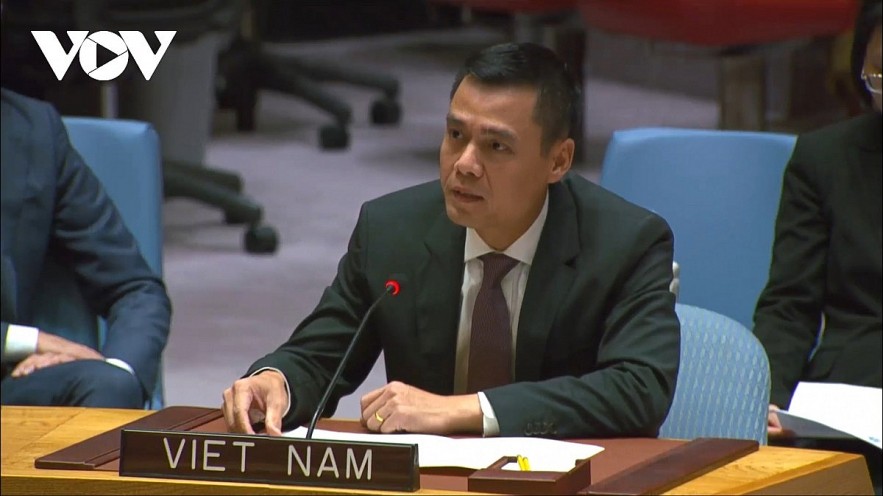 Ambassador Dang Hoang Giang, Permanent Representative of Vietnam to the UN addresses the event. Ambassador Dang Hoang Giang, Permanent Representative of Vietnam to the UN addresses the event.