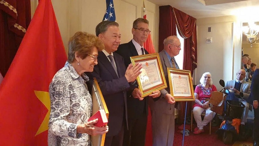Two American Poets Awarded Vietnam's Friendship Order Vietnam Awards Friendship Order to American Poets