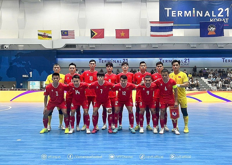 Vietnam take first win at regional futsal championship (Photo: VFF) Vietnam take first win at regional futsal championship (Photo: VFF)