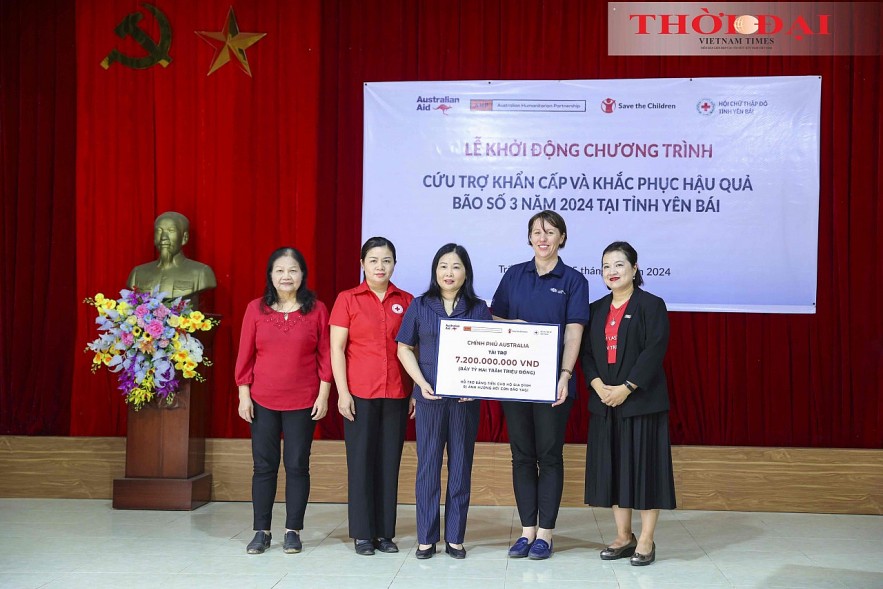 Save The Children Aids Yen Bai's Typhoon Recovery Yen Bai Receives Support from Save the Children for Typhoon Recovery
