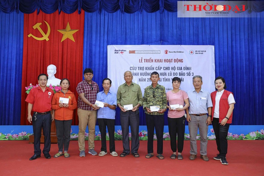 Save The Children Aids Yen Bai's Typhoon Recovery Yen Bai Receives Support from Save the Children for Typhoon Recovery