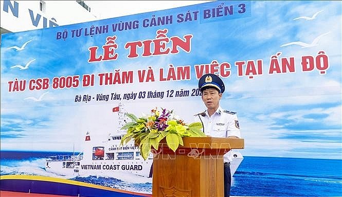Major General Ngo Binh Minh, Commander of the Coast Guard Region 3 Command (Photo: VNA) Major General Ngo Binh Minh, Commander of the Coast Guard Region 3 Command (Photo: VNA)