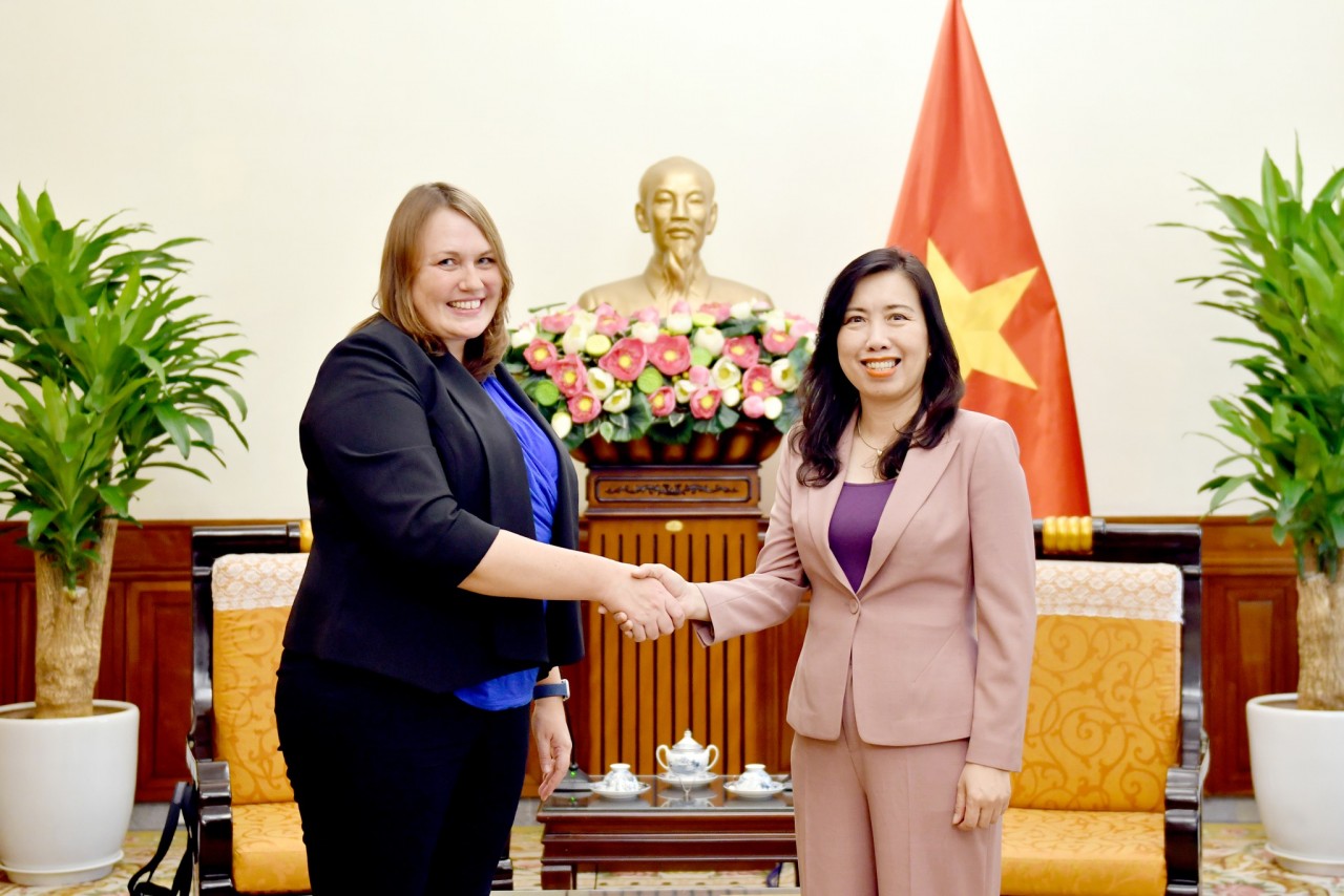 IOM Chief of Mission Ms Kendra Rinas IOM Chief of Mission Ms Kendra Rinas
