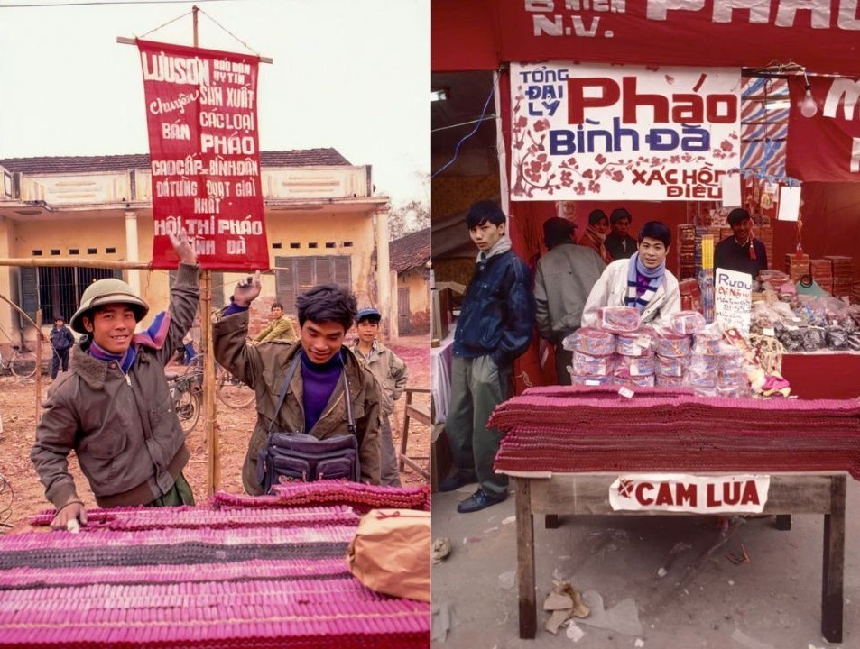 Binh Da fireworks market in 1993. (Photo: Andy Soloman) Binh Da fireworks market in 1993. (Photo: Andy Soloman)