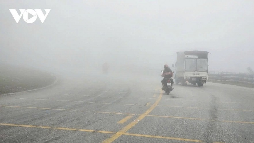 The strong cold spell sweeps across Son La, a highland province in northern Vietnam. The strong cold spell sweeps across Son La, a highland province in northern Vietnam.