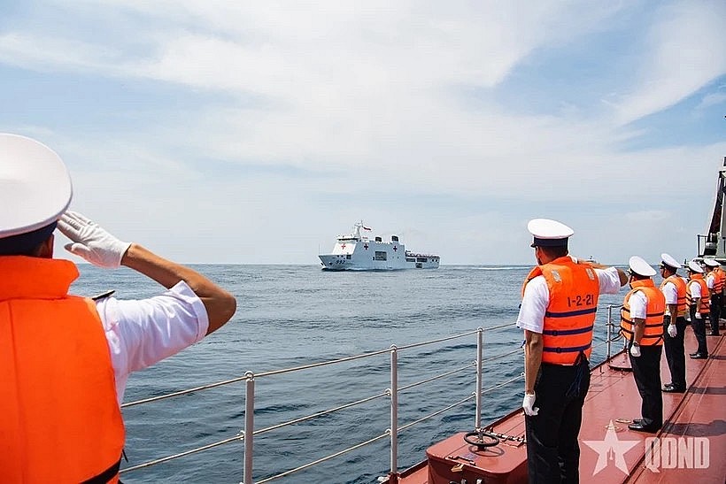 Vietnamese naval ship joins multinational exercise in Indonesia (Photo: www.qdnd.vn) Vietnamese naval ship joins multinational exercise in Indonesia (Photo: www.qdnd.vn)