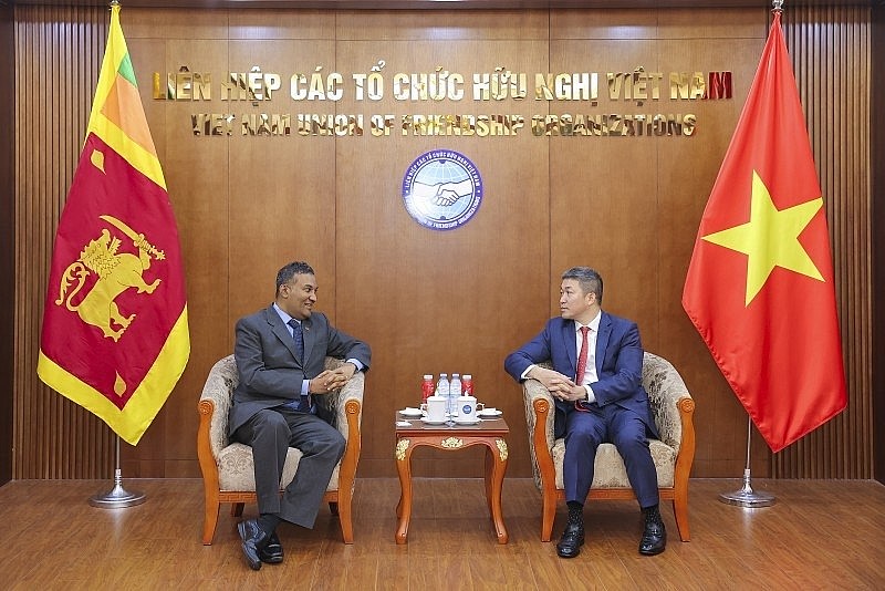 VUFO President Received and Worked with Sri Lankan Ambassador to Vietnam VUFO President Received and Worked with Sri Lankan Ambassador to Vietnam