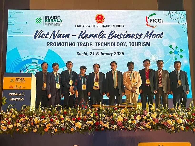 At the Vietnam - Kerala Business Meet on February 21 (Photo: VNA) At the Vietnam - Kerala Business Meet on February 21 (Photo: VNA)