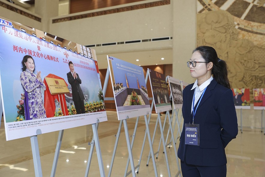 Tran Gia Khai, Chinese student at the University of Social Sciences and Humanities. (Photo: Dinh Hoa) Tran Gia Khai, Chinese student at the University of Social Sciences and Humanities. (Photo: Dinh Hoa)