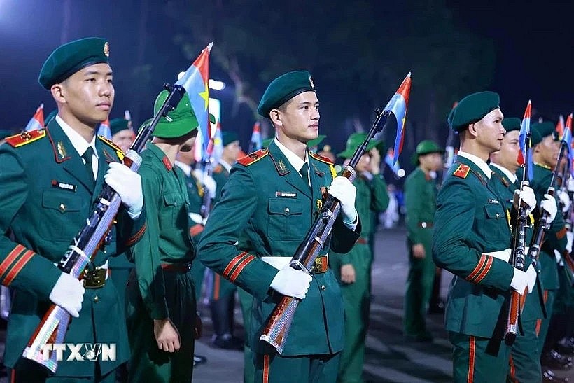 The forces are ready for the grand parade.(Photo: VNA) The forces are ready for the grand parade.(Photo: VNA)