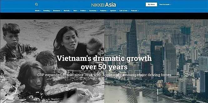 The article on Nikkei Asia (Screenshot photo) The article on Nikkei Asia (Screenshot photo)