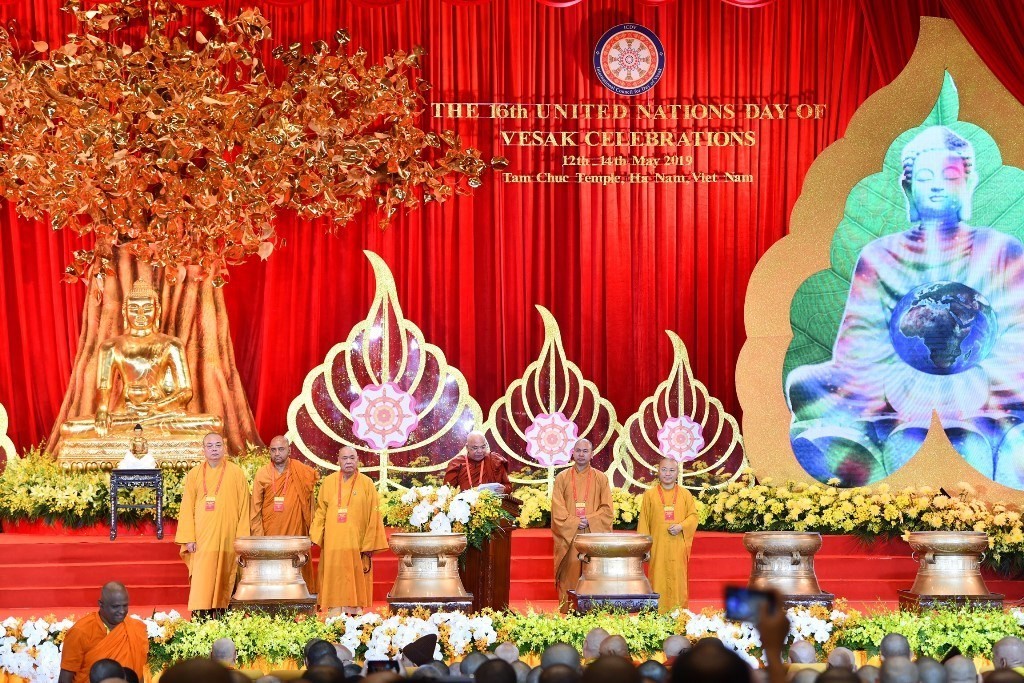 The Ha Nam Joint Declaration issued at the 2019 UN Day of Vesak. (Photo: Organizing Committee) The Ha Nam Joint Declaration issued at the 2019 UN Day of Vesak. (Photo: Organizing Committee)