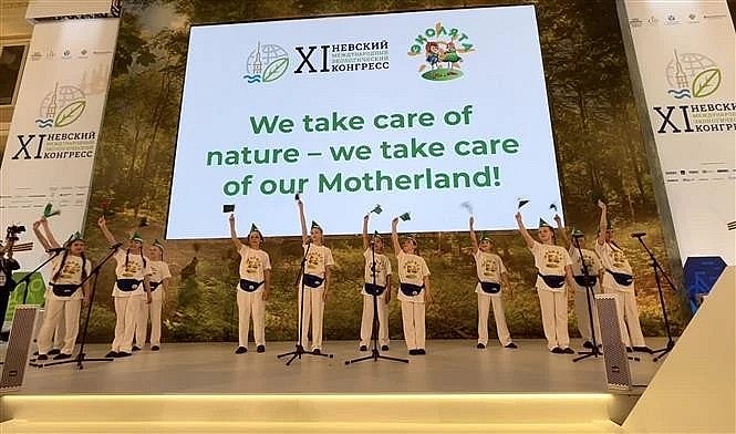 The 11th Nevsky International Ecological Congress (NIEC) takes place in St. Petersburg. (Photo: VNA) The 11th Nevsky International Ecological Congress (NIEC) takes place in St. Petersburg. (Photo: VNA)