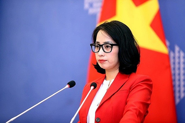Spokesperson of the Ministry of Foreign Affairs Pham Thu Hang. Spokesperson of the Ministry of Foreign Affairs Pham Thu Hang.
