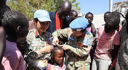 Vietnam Leaves Imprints on the World Peacekeeping Map Vietnam Leaves Imprints on the World Peacekeeping Map