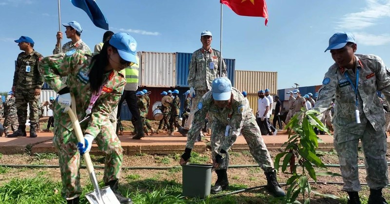 Vietnamese Peacekeepers in Abyei Respond to World Environment Day Vietnamese Peacekeepers in Abyei Respond to World Environment Day
