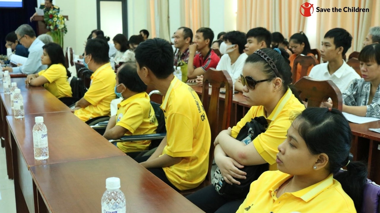 The workshop “Supporting employment and vocational training for youth with disabilities in Ho Chi Minh City” was co-organized by the Ho Chi Minh City Association for the Support of People with Disabilities and Orphans and Save the Children on June 20, 2023. (Photo: Save the Children) The workshop “Supporting employment and vocational training for youth with disabilities in Ho Chi Minh City” was co-organized by the Ho Chi Minh City Association for the Support of People with Disabilities and Orphans and Save the Children on June 20, 2023. (Photo: Save the Children)