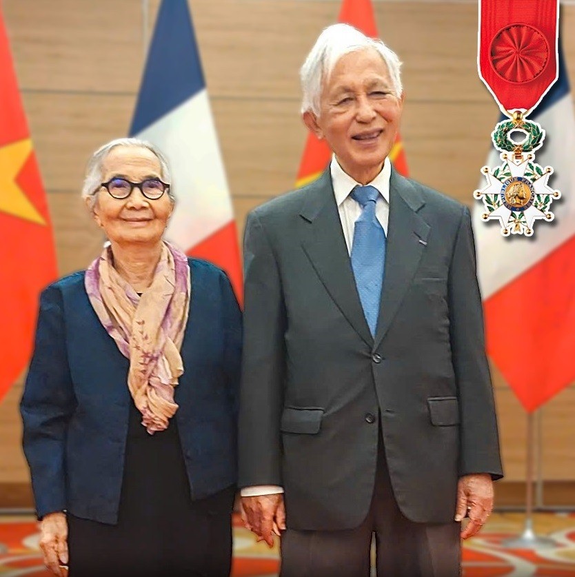 Viet Scientist Couple Promoted to French Legion of Honor Viet Scientist Couple Promoted to French Legion of Honor