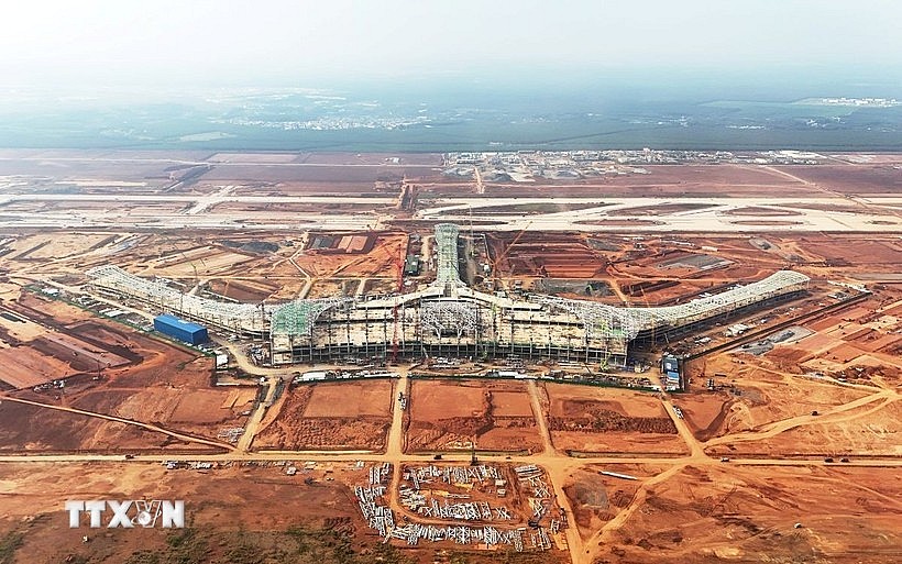 The construction site of Long Thanh International Airport (Photo: VNA) The construction site of Long Thanh International Airport (Photo: VNA)