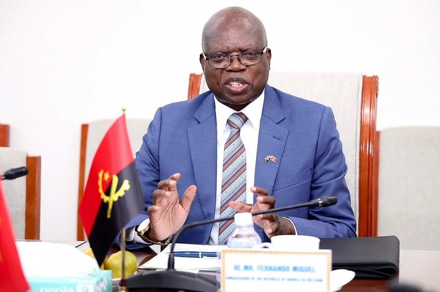 Angola’s Ambassador to Vietnam Fernando Miguel. (Photo: MoET)