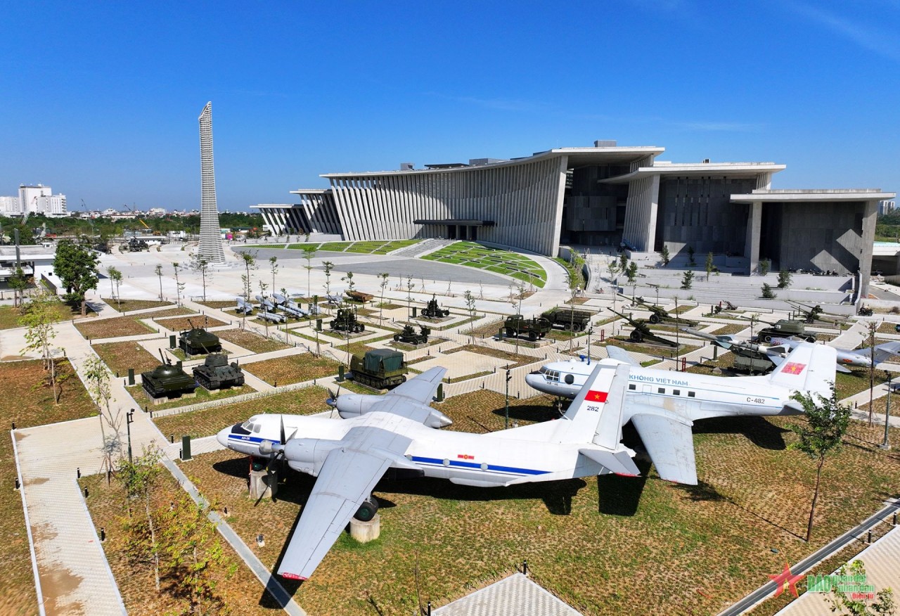 A section of the Vietnam Military History Museum. A section of the Vietnam Military History Museum.