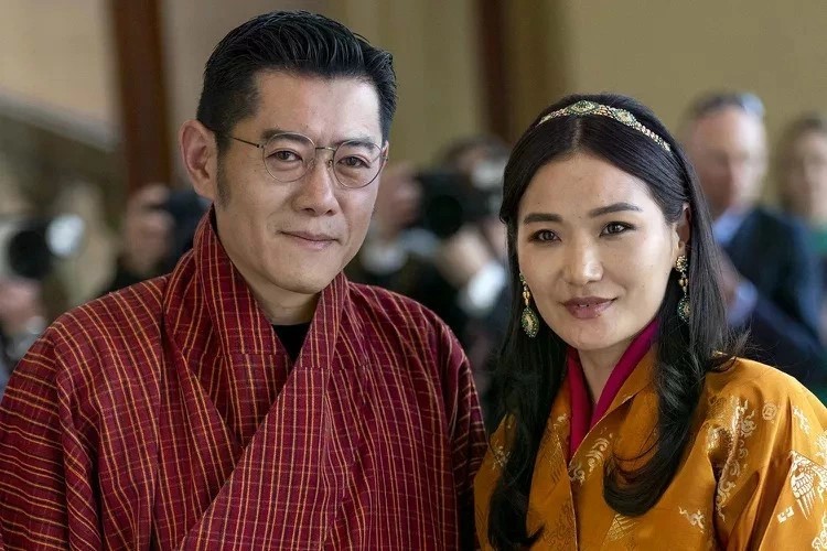 ![King Jigme Khesar Namgyel Wangchuck and Queen Jetsun Pema of Bhutan. (Photo: Getty Images)]