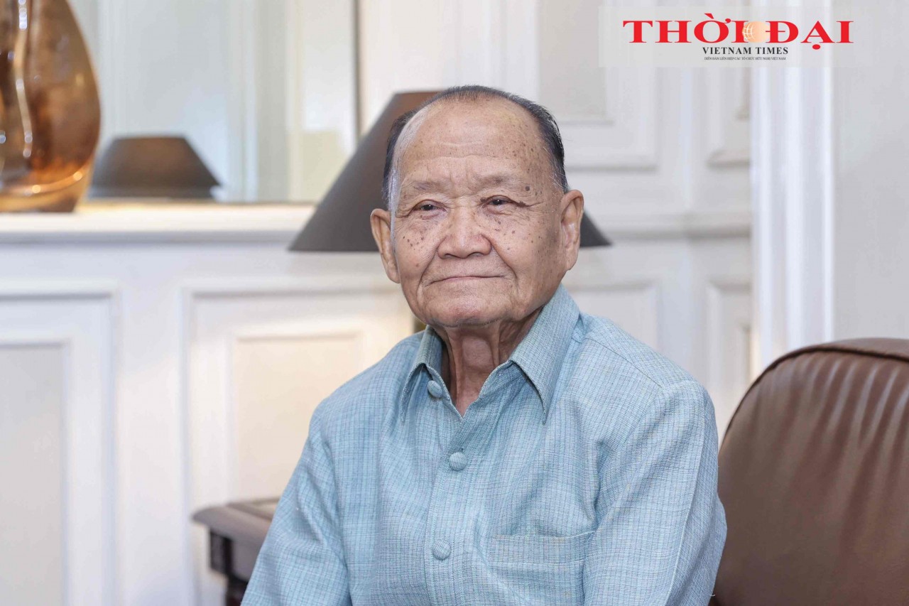 Brigadier General Somphone Keomixay, former President of the Lao National Veterans Association. (Photo: Dinh Hoa) Brigadier General Somphone Keomixay, former President of the Lao National Veterans Association. (Photo: Dinh Hoa)