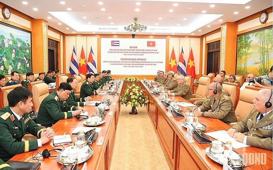 Overview of the talks (Photo: qdnd.vn) Overview of the talks (Photo: qdnd.vn)