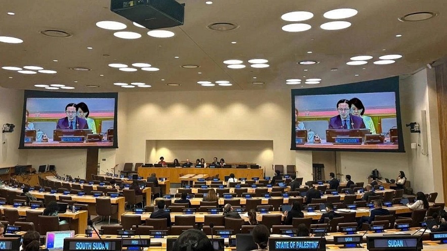 Ambassador Do Hung Viet, Permanent Representative of Vietnam to the UN, speaks at the UNGA High-Level Meeting on September 5. Ambassador Do Hung Viet, Permanent Representative of Vietnam to the UN, speaks at the UNGA High-Level Meeting on September 5.