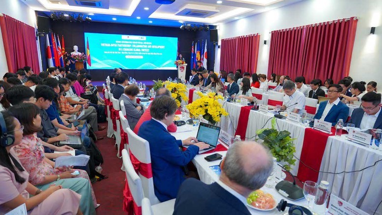 The Vietnam–Japan Forum 2025 themed “Vietnam–Japan Partnership: Cooperation and Development in a Time of Global Change” (Photo: VGP) The Vietnam–Japan Forum 2025 themed “Vietnam–Japan Partnership: Cooperation and Development in a Time of Global Change” (Photo: VGP)