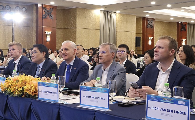 Participants in the Vietnam – EU Economic and Trade Cooperation Forum 2025 in HCM City on October 17 (Photo: VNA) Participants in the Vietnam – EU Economic and Trade Cooperation Forum 2025 in HCM City on October 17 (Photo: VNA)