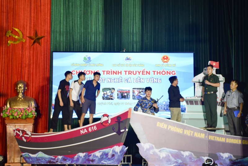 Performances in the program helped promote public awareness on combating IUU fishing among local fishermen.