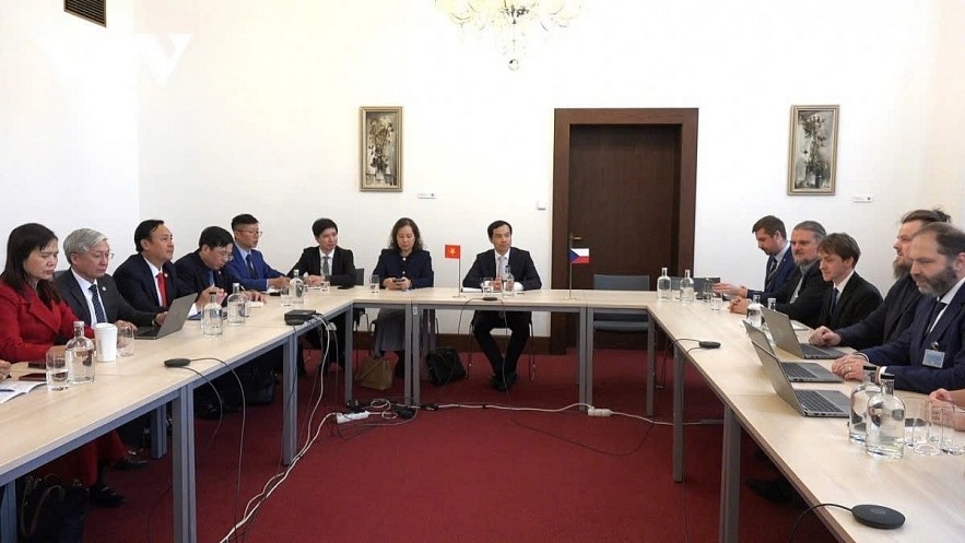 Vietnamese and Czech experts share experience during the working session