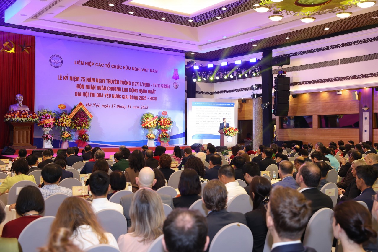 Viet Nam Union of Friendship Organizations Celebrates 75th Anniversary of Traditional Day and Patriotic Emulation Congress for 2025-2030 Period Viet Nam Union of Friendship Organizations Celebrates 75th Anniversary of Traditional Day and Patriotic Emulation Congress for 2025-2030 Period
