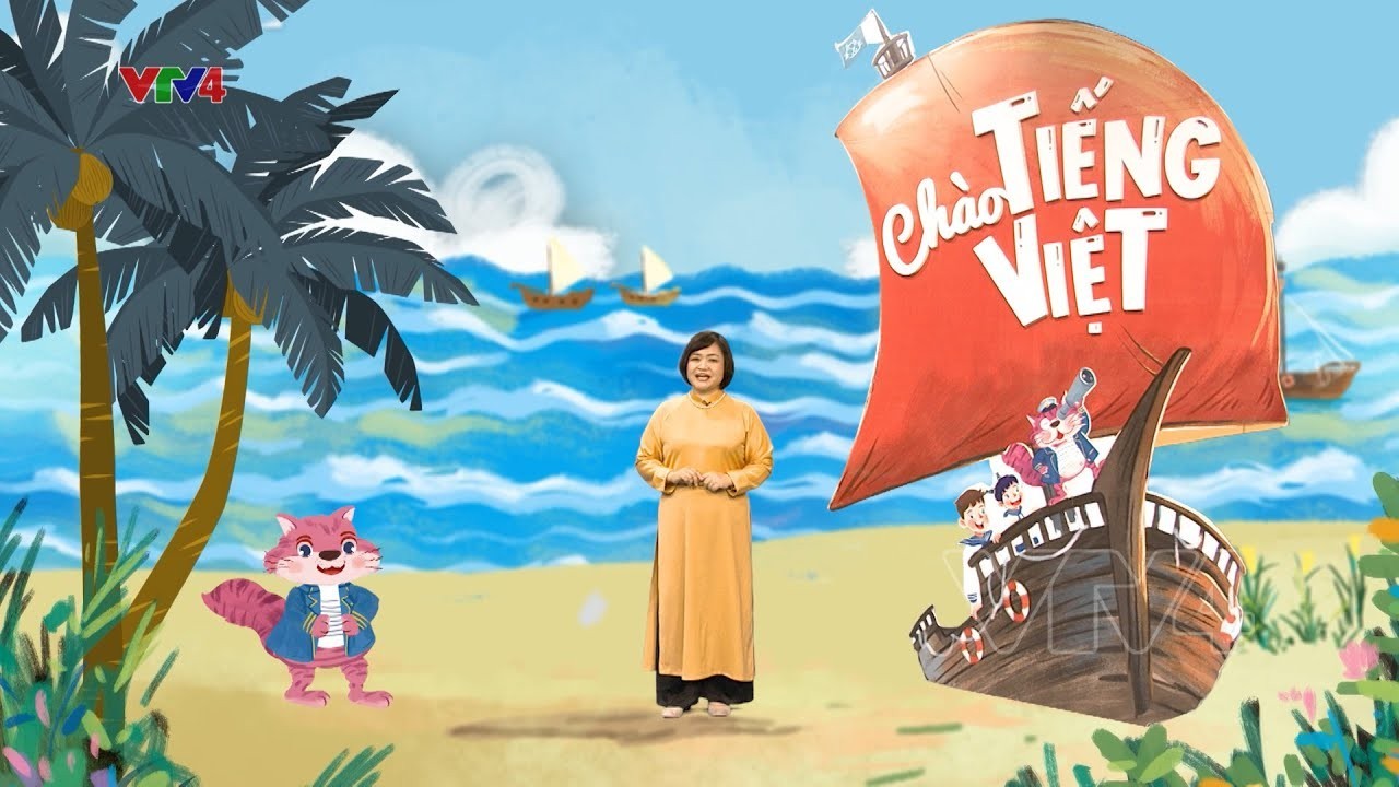 The “Hello Vietnamese” program broadcast on VTV4 and digital platforms of Vietnam Television. The “Hello Vietnamese” program broadcast on VTV4 and digital platforms of Vietnam Television.